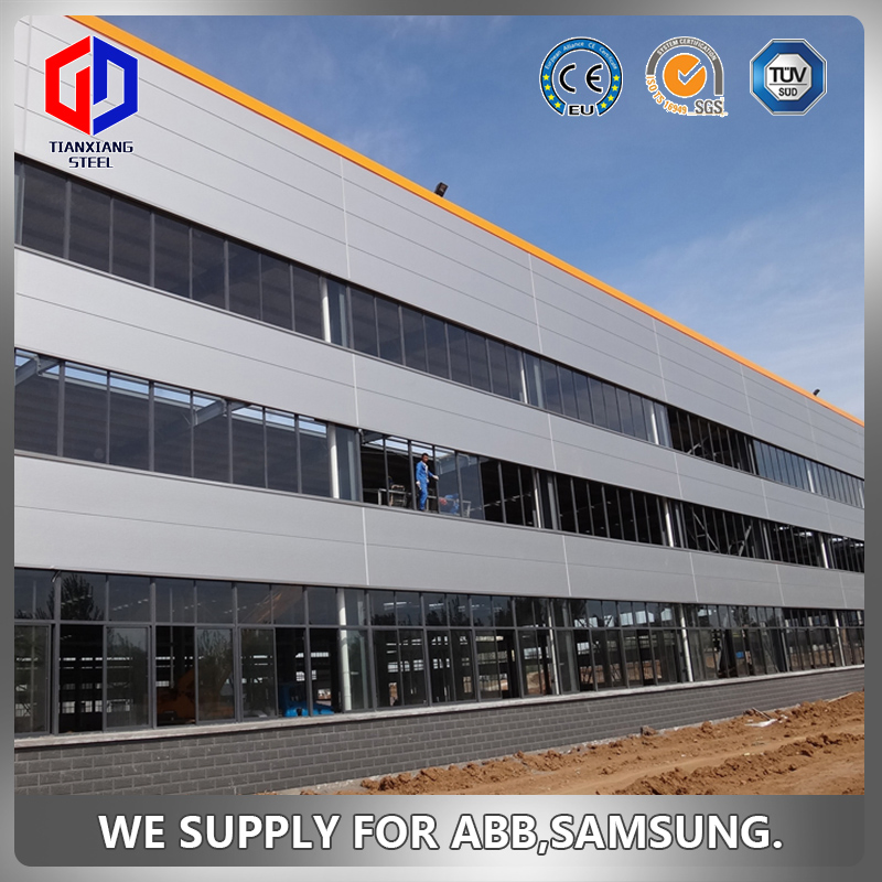 High Quality Metal Fabrication Warehouse Light Office Building Prefab Solid Durable Steel Structure