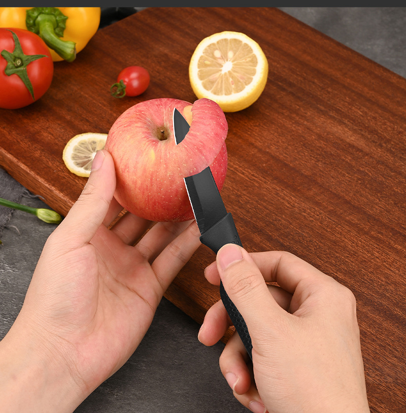 Набор кухонных ножей из нержавеющей стали с подставкой