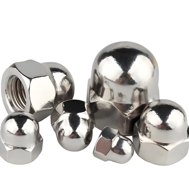 Stainless Steel Pipe Cap 304/316L 3/8" Female Thread Hexagonal Connector