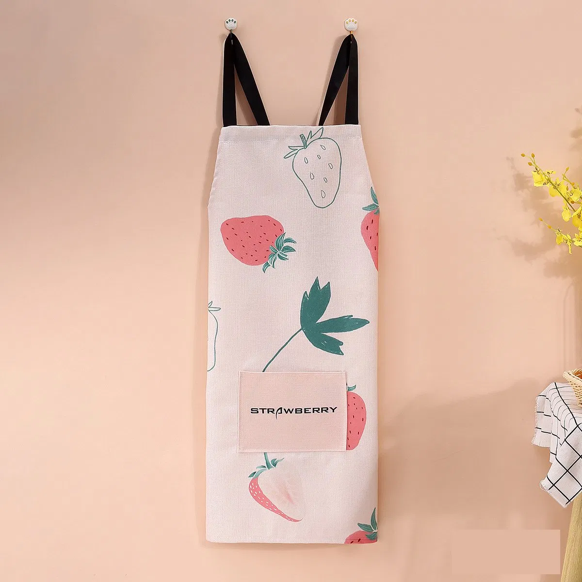 Custom Adult Promotion Cotton Kitchen Work BBQ Apron