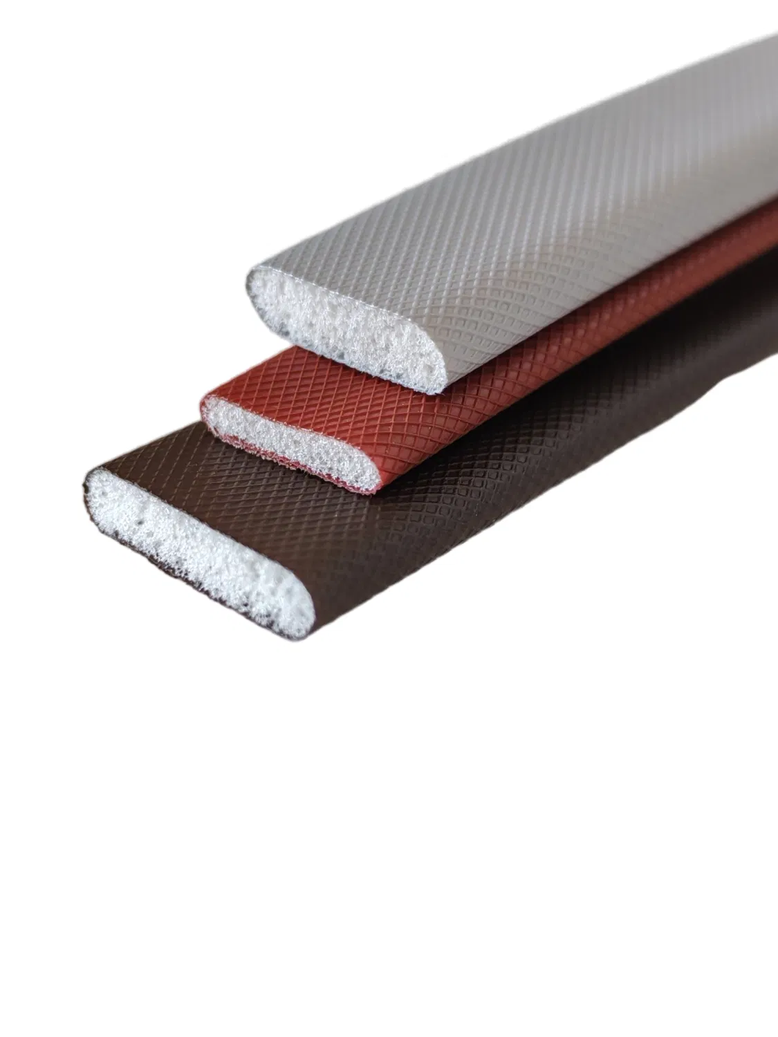 Adhesive 17 * 19 Weatherstripping V-Shaped TPV/Silicone Rubber/PU/TPE/PVC/ EPDM Foam Wrapped Sealing Strip