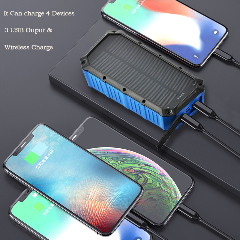 50000mAh Factory Sell New Design High Quality Portable Solar Charging Power Bank