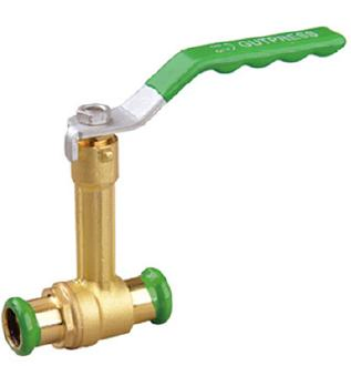 Пресс-фитинг шаровой кран с высоким горлом M-профиль