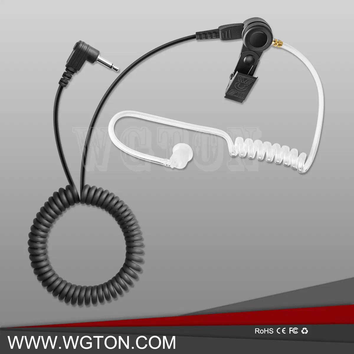 Наушник-крючок для рации с функцией только прослушивания