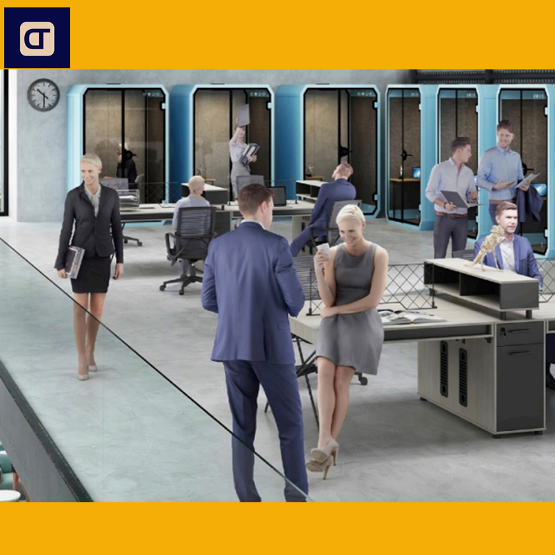 Different Size Movable Office Booth Soundproof Room
