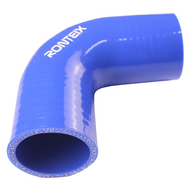 Black 3.75" 90 Degree Elbow Silicone Hose Coupler