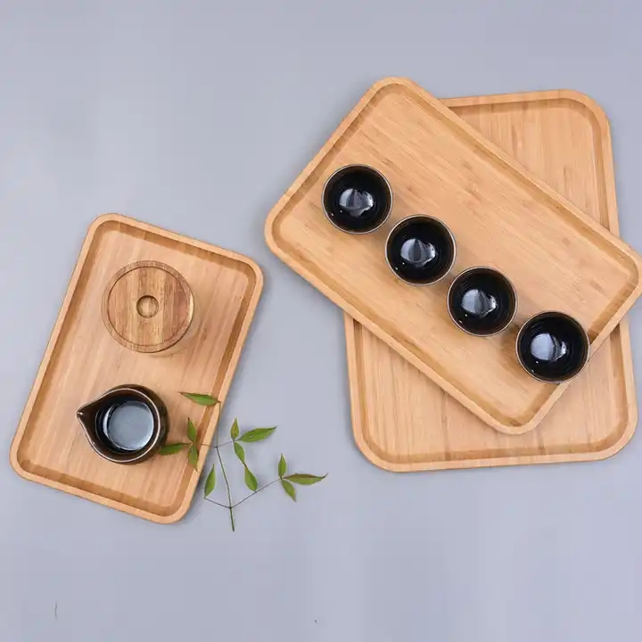 Kinds of Size and Style Food Grade Bamboo Tray Board Can Customized