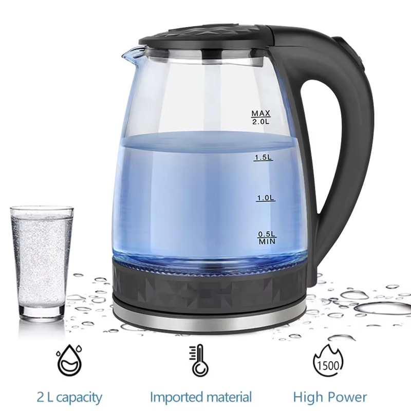 Low Factory Price Home Appliance Kettle Electric Glass Household Kettle