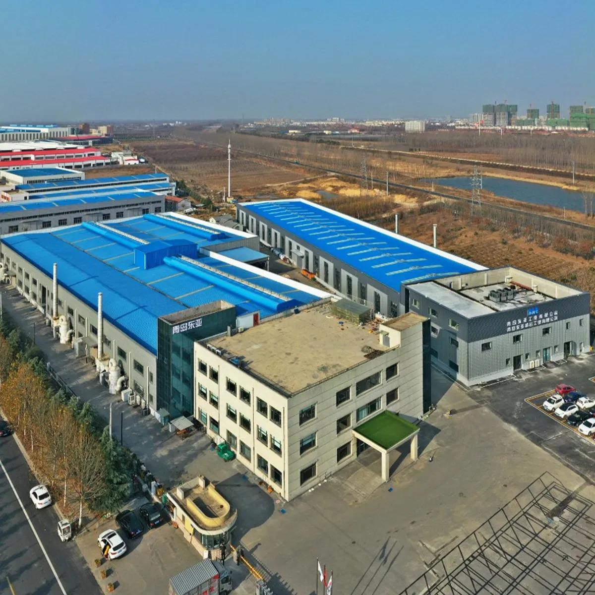 Custom Industrial Modular Prefabricated Prefab Metal Structural Steel Frame Structure Construction Prefab Office Warehouse Workshop Factory Storage