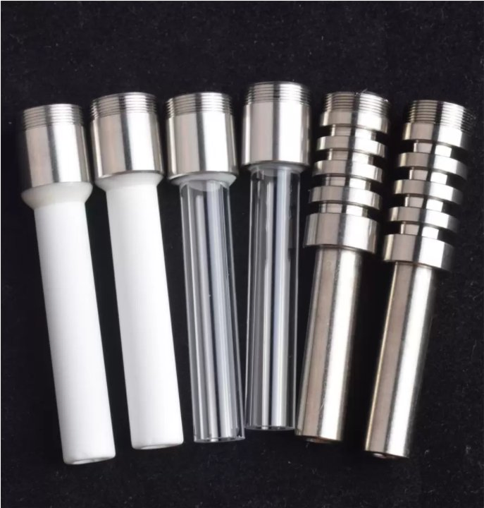 Smoking Accessories Replacement Thread 510 Quartz Tip Titanium Ceramic Tips Nails for Water Pipe DAB Rig Micro Nectar Collector Kit