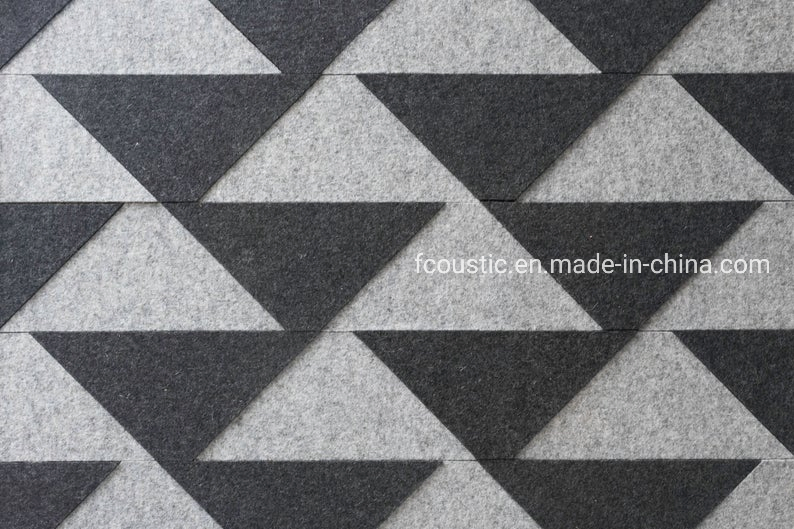 New Design 3D Wall & Deco Acoustic Felt Wool Polyester Wallpapers Ceiling Panel