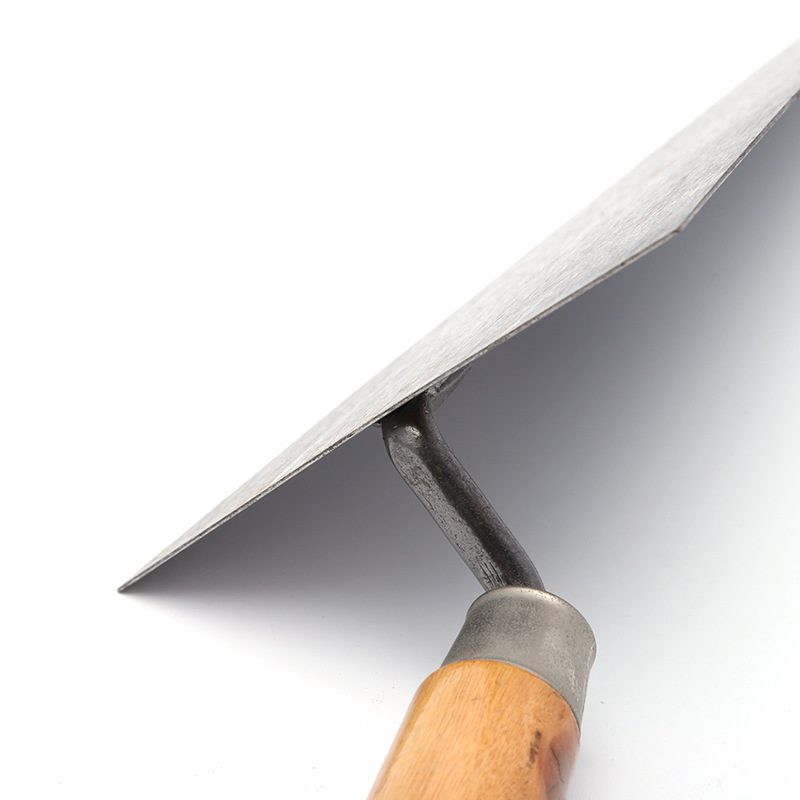 Wholesale Manganese Steel Carbon Steel Wooden Handle Bricklaying Trowel Cleaning Trowel