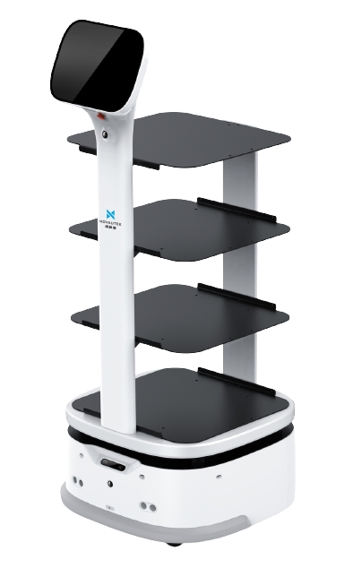 All-in-One Indoor Food Delivery with Smart Tray, Obstacle Avoidance, and Efficient Route Planning Food Delivery Robot