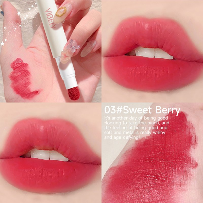 Unique Lasting Waterproof Silky Air Cushion Lipstick Makeup Creamy Velvet Matte Lipgloss