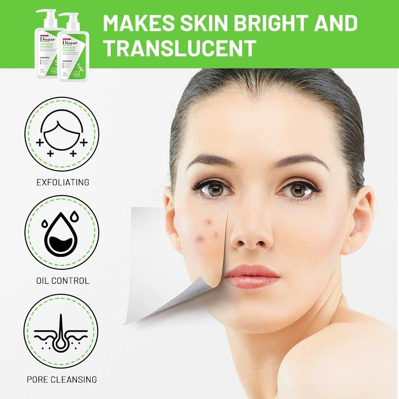 Salicylic Acid Facial Cleanser Organic Oil Control Ceramide Acne Treatment Skin Care Face Wash