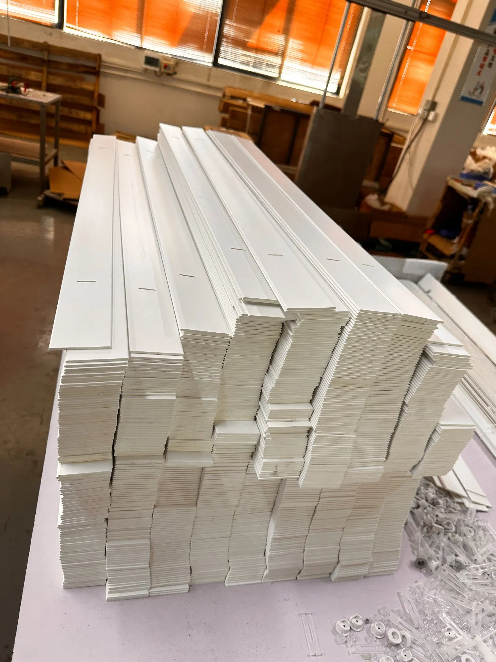 2 Inch Cordless Blinds Room Darkening Faux Wood Blind - 23" W X 64" L - White