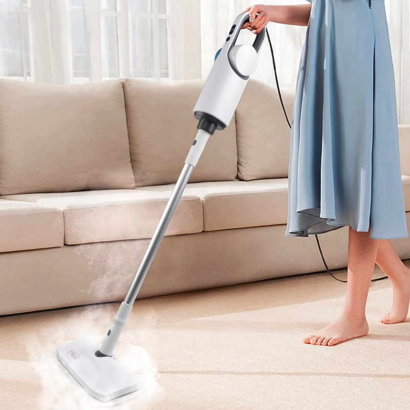 Portable Steam Mop 2025 Flexible Carpet Corded Handheld Steam Cleaner Flat Mop Vacuum Carpet Cleaner for Home Use