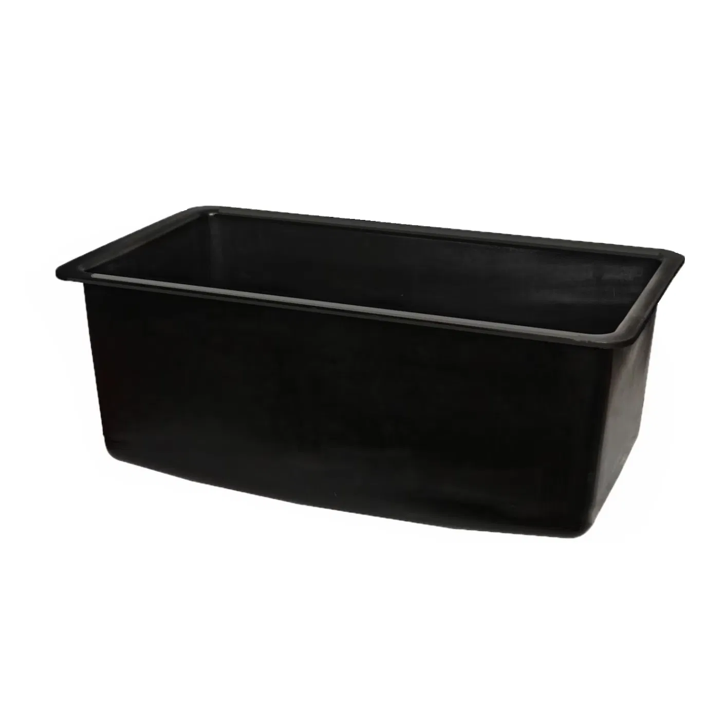 Hot Selling Middle Size Laboratory Lab Bench Sink Acid and Alkali Proof Plastic Black Polyethylene Sink