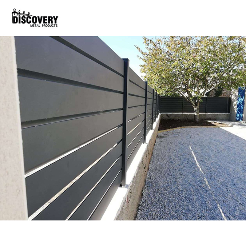 Factory Direct Sale Sheet Metal Fencing Louver Aluminum Fence