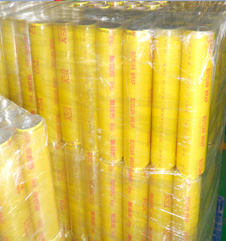 11micron 15micron PE PVC Plastic Food Wrap Cling Film Jumbo Roll