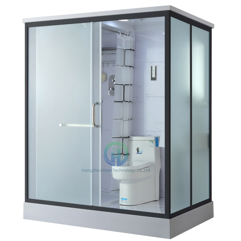 Elegant Bathroom Sanitary Ware: 140*110/170*120/190*120*215cm Toilet and Shower Set