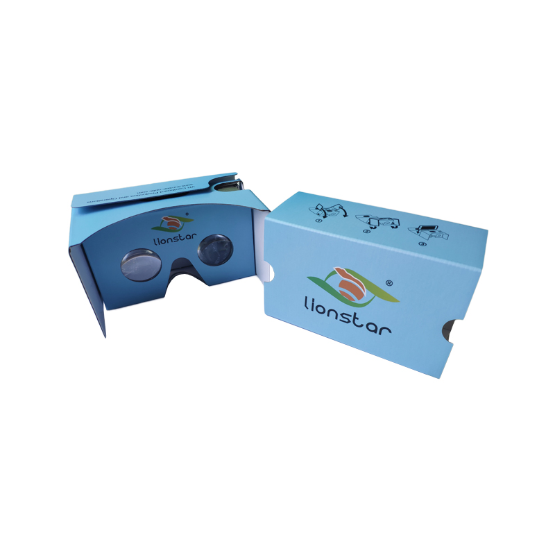 Custom Logo Cartoon 3D Vr Video Game Vr Headsets Viewer Promotion Item 3D Branded Cardboard Vr Glasses Video 3D Glasses