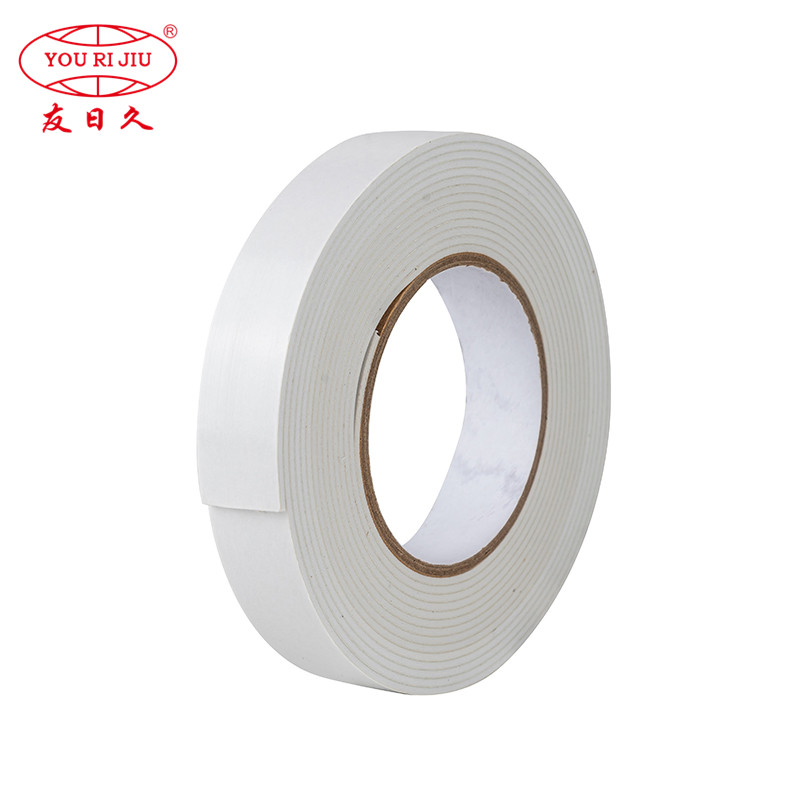 Yourijiu 1mm Mounting Strong Sticky Industry Indoor Cara Fita Dupla Double-Sided PE Foam Tape