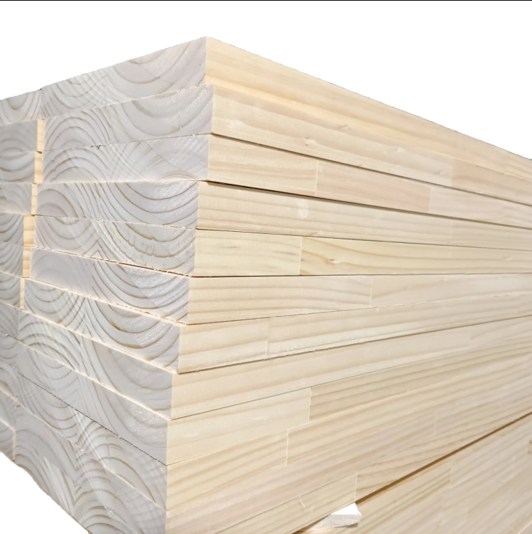 Eco-Friendly Materials Paulownia/ Pine Solid Wood Finger Jointed Board