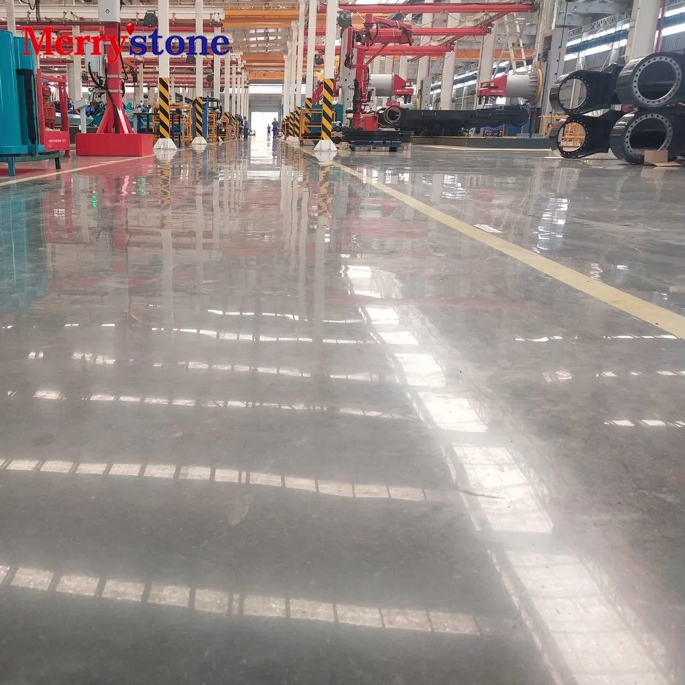 Enhanced Gloss Colored Concrete Sealer Floor Used for Mixed-Use Developments