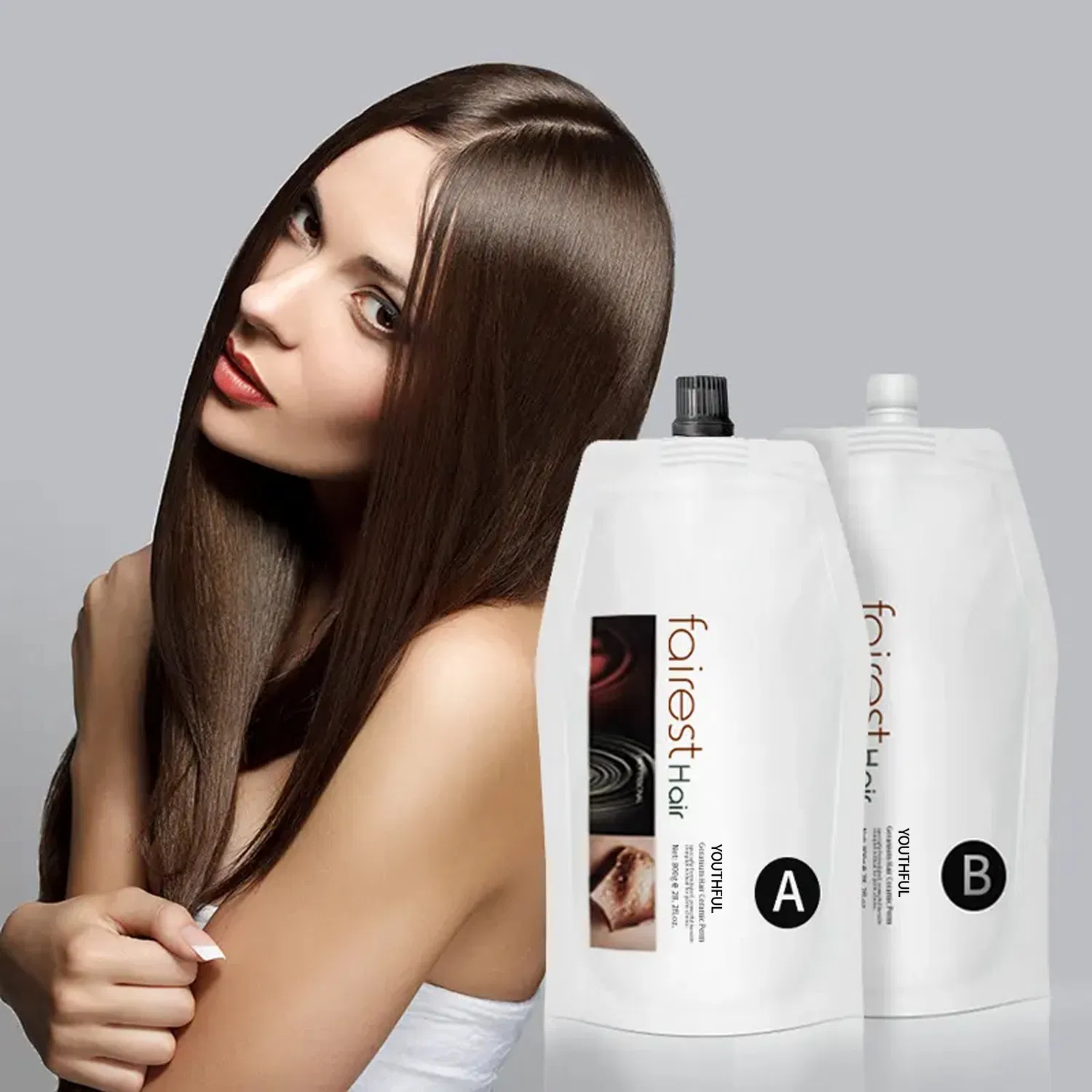 Professional Salon Styling Use Hair Rebonding Straightening Cream