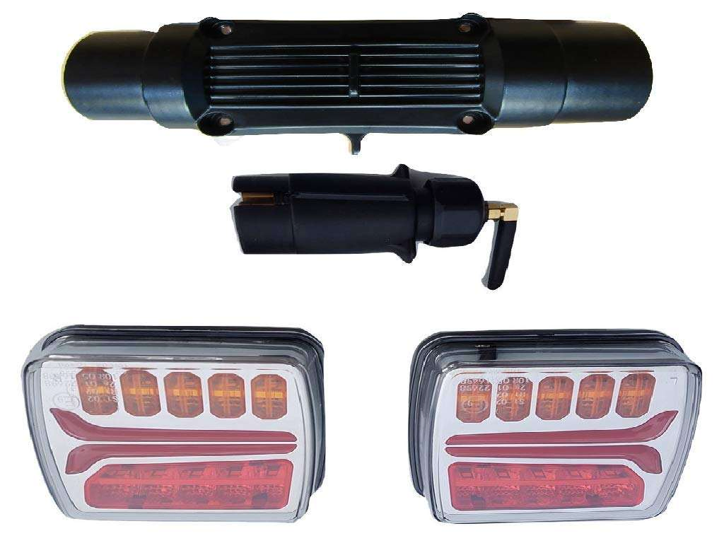 Европейские светодиодные габариты для прицепа и грузовика с магнитным креплением и беспроводным пультом