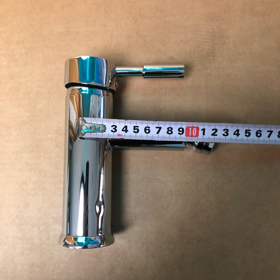 Хромированный смеситель для биде, 17 см