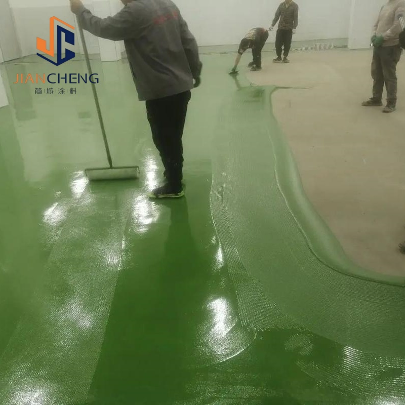 Yellow Water Based Polyurethane Cement Anti-Slip Heat and Chemical Resistant Heavy Duty