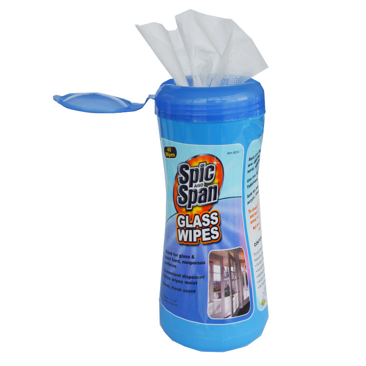 Moisturizing Canister Barrel Wet Wipes for Baby Car or Pet Car or Alcohol or Cleaning with Logo Custom