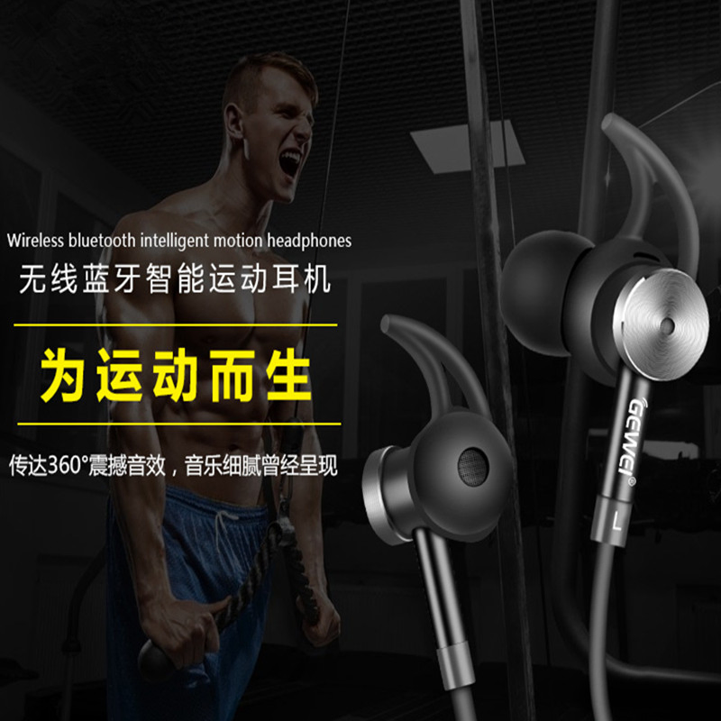 Factory Wholesale Wireless Bluetooth Sweatproof in-Ear Sports Headphones with Microphone