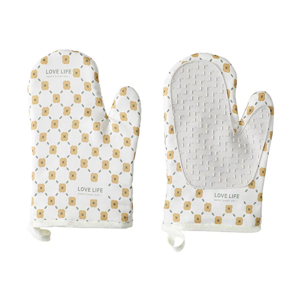 Heat Proof Baking Heat Resistant Thick Silicone Oven Mitts