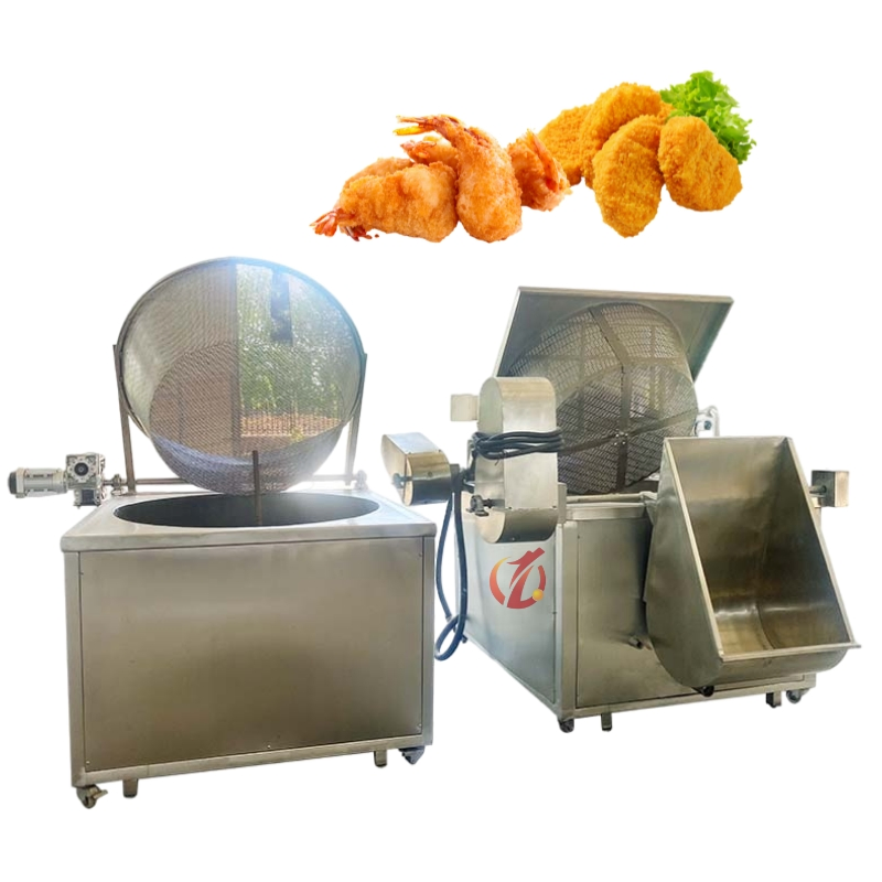 Qd Multifunctional Large Deep Fryer Automatic Temperature Control Environmentally Friendly Deep Frying Chicken Restaurants