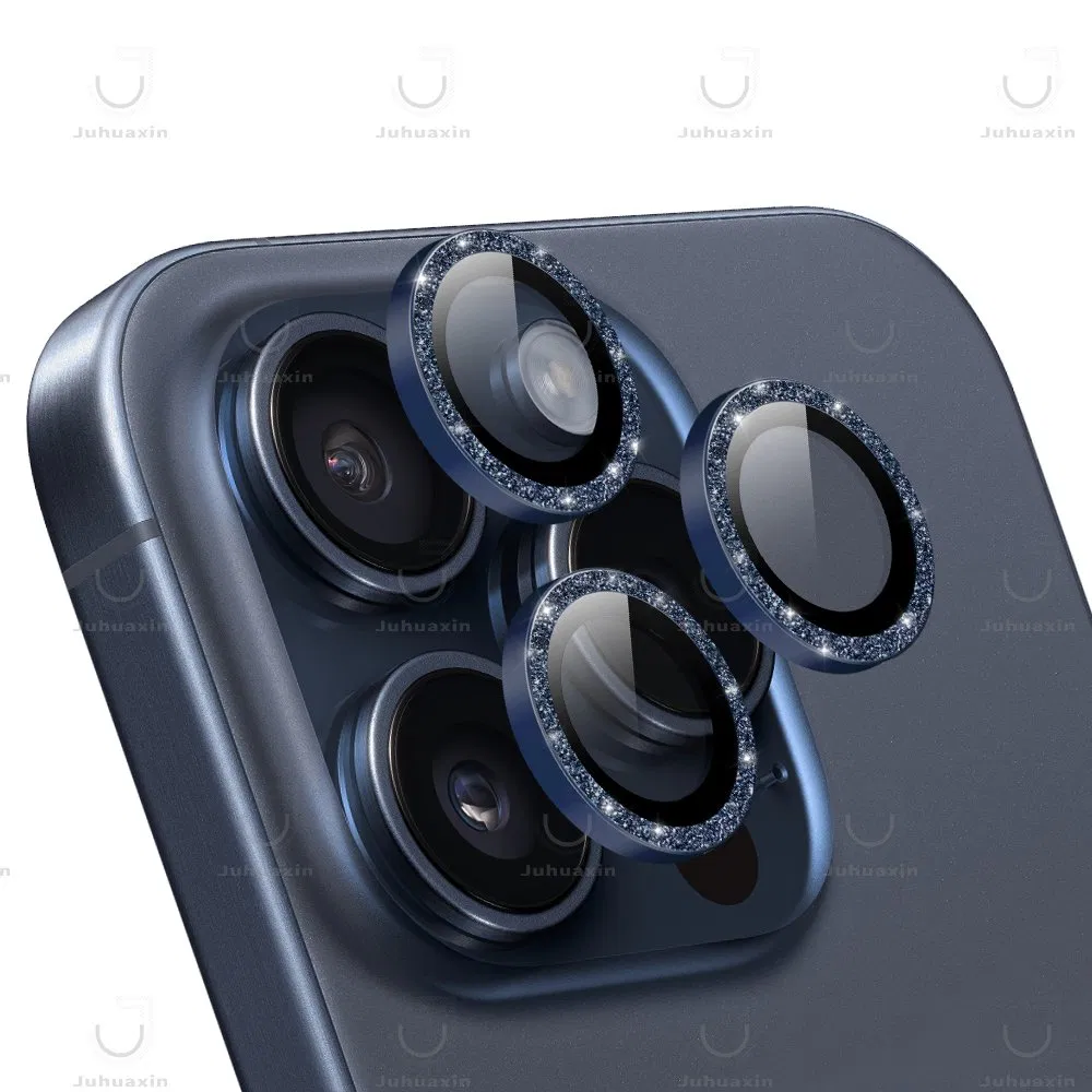 Wholesale OEM Original Protective 3D Film Eagle Eye Bling Diamonds Mobile Phone Camera Lens Protector for iPhone11 12 13 14 15