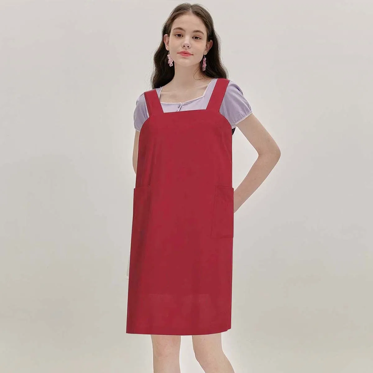 Crossed Apron, Simple and Creative, Baking, Home Painting, Gardening, Western Fast Food Restaurant, Anti-Stain Crossed Apron