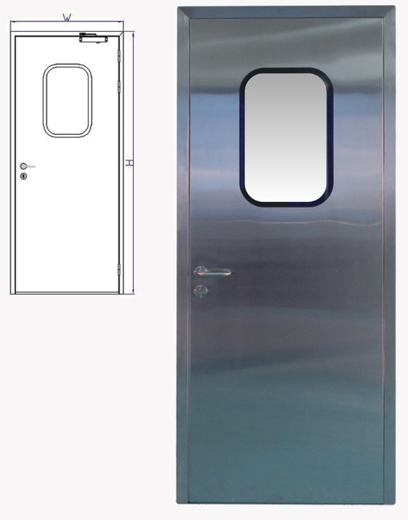 Stainless Steel Clean Door for Hospital Clean Room