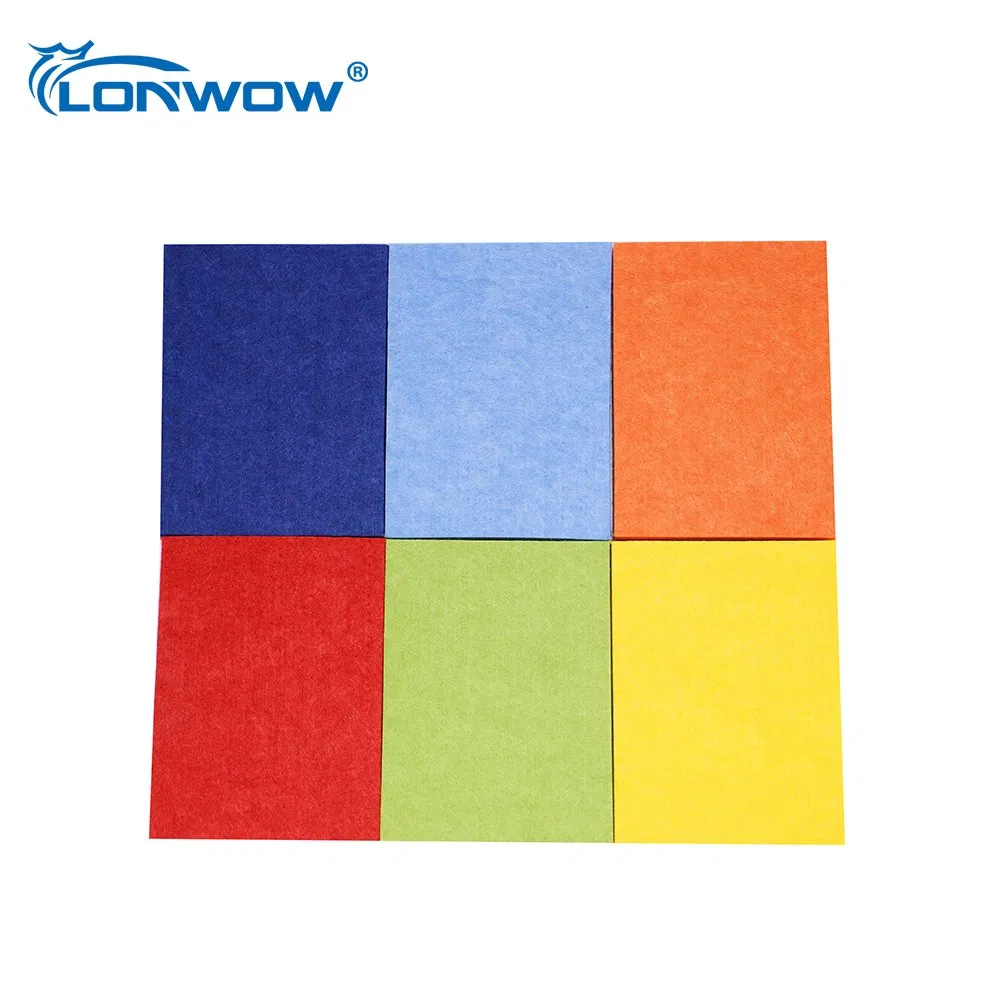 Pet Sound Absorbing Panel Acoustic Wall Panel 100% Polyester