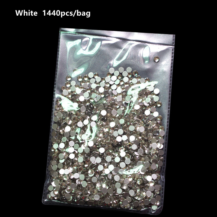 Flatback AB Shiny 3D Crystal Diamond Rhinestone Sticker Nail Art Decoration Accessory