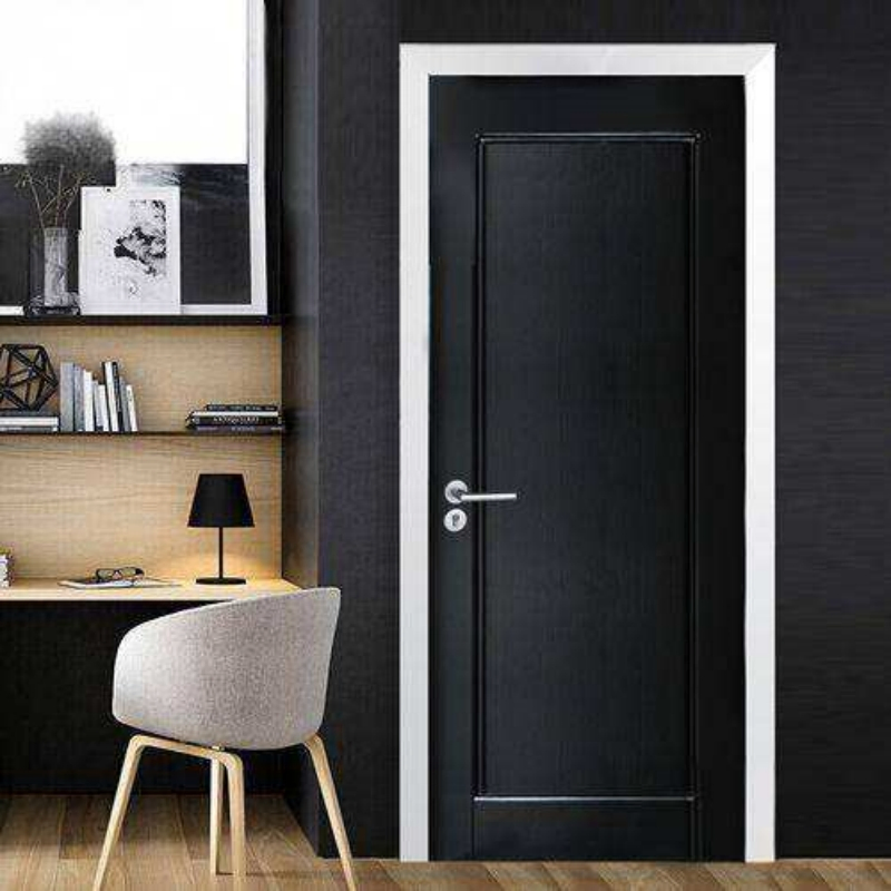 Good Quality Interior Soundproof Interior Panel Shaker Wooden Door Timber PVC Edge Doors