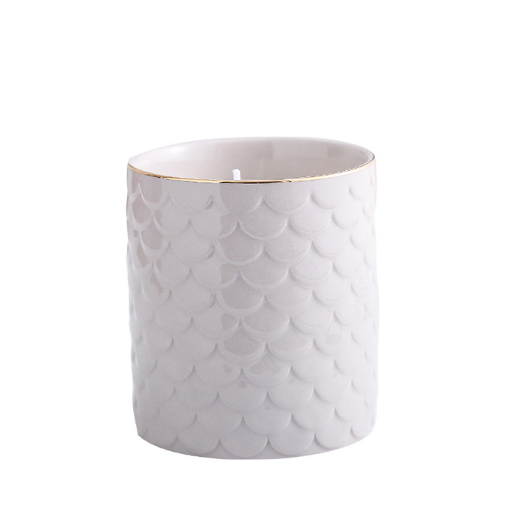 10oz Candle Cup Emboss Decal Stoneware Porcelainware Kitchenware