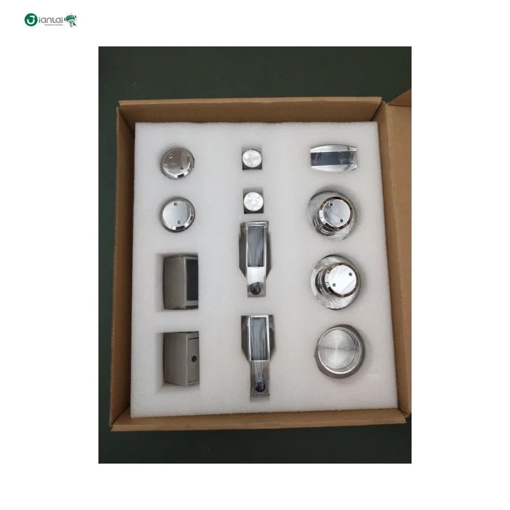 Sliding Accessories Shower Fitting Framelsss Glass Door Door Kit