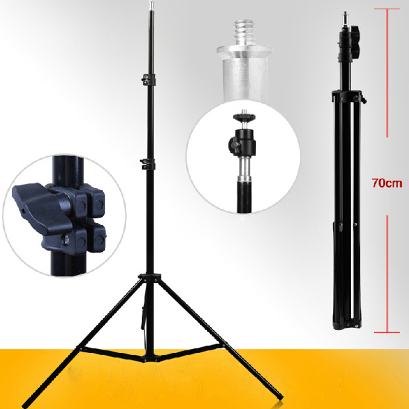 Kaylyps 2m Aluminum Alloy Tripod Stand Tripod with 1/4 Screw Head for Photo Studio Flashes Photographic Lighting Softbox