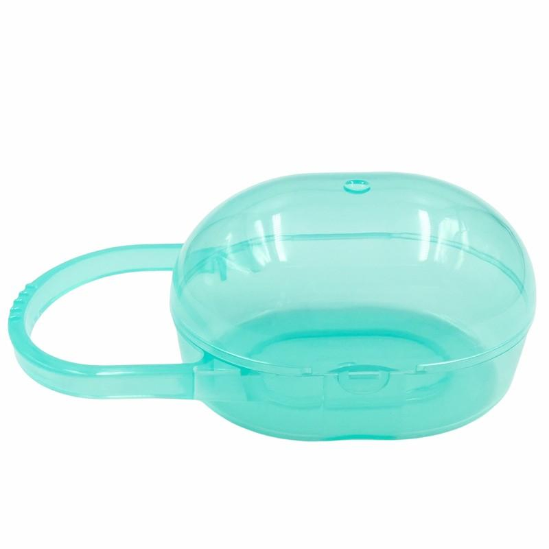 Portable Baby Dummy Soother Container Holder Pacifier Travel Case Storage Box