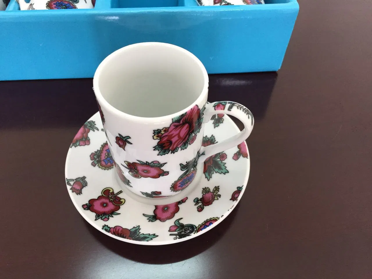 Japaness Style 12 PCS Fine Porcelain Cup and Saucer