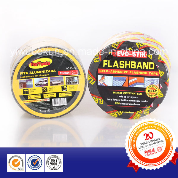 Self Adhesive Bitumen Waterproof Membranes, Flashing Band, for Roof Waterproof