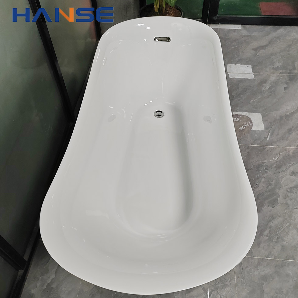 Акриловая ванна Freestanding белая с гидромассажем